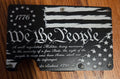 Men's Lazer Engraved sleek wallet